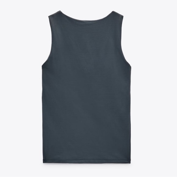 Zara ELASTIC TOP WITH WIDE STRAPS - Picture 8 of 12